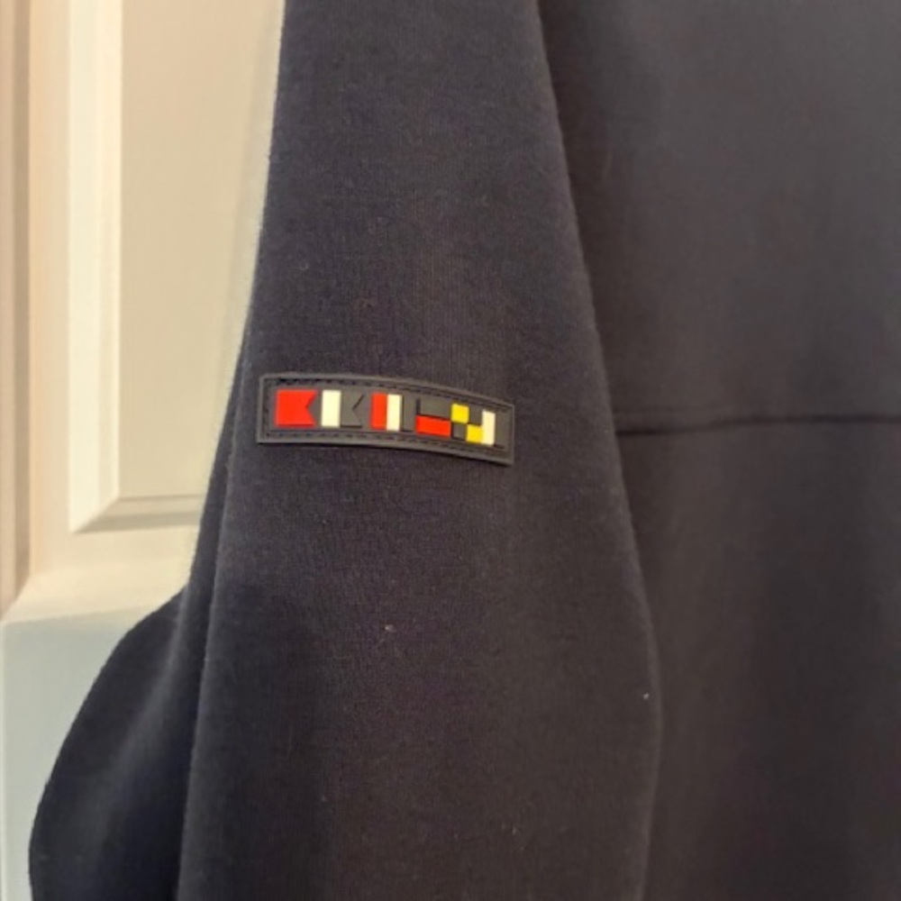 Batela Dark Blue Snap-Front Jacket. Size L - Picture 5 of 6